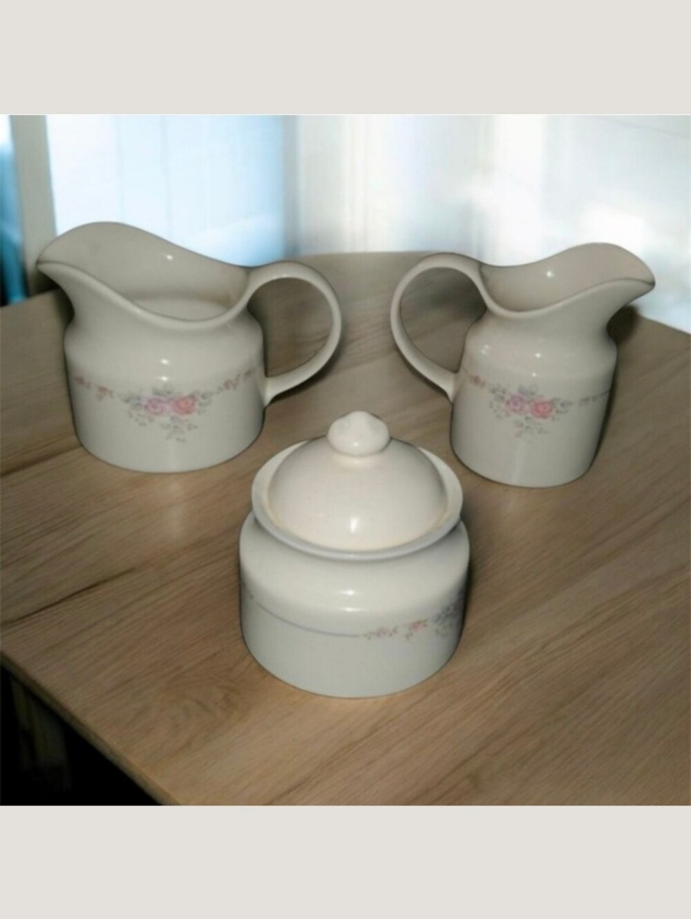 Pfaltzgraff dining servewear gravy boat sauce creamer sugar vintage‎ Trou…
